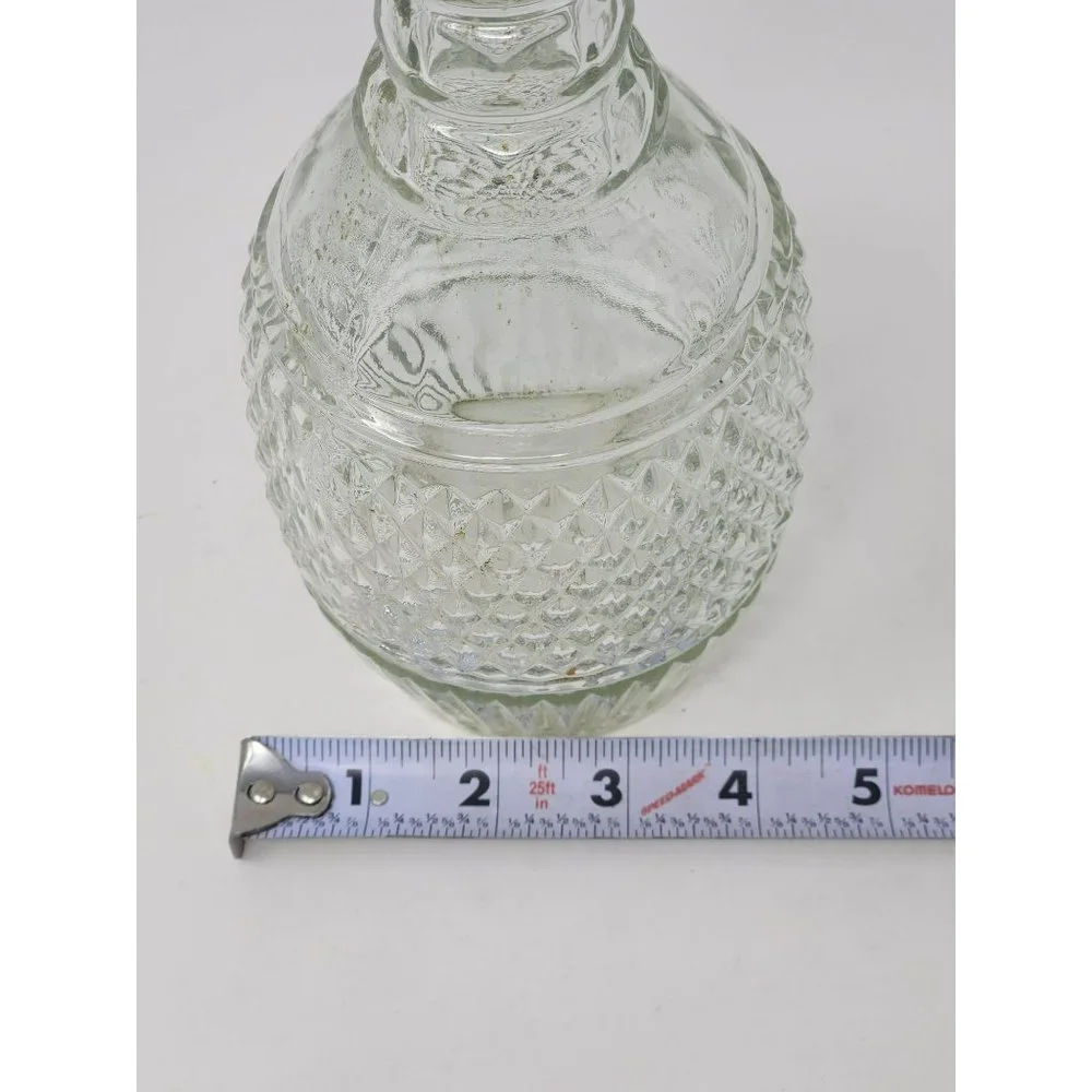 Vintage‎ Anchor Hocking Wexford Old Fashioned Tumblers & Mogan David Decanter
